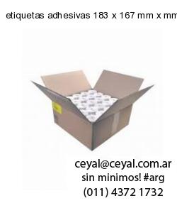 etiquetas adhesivas 183 x 167 mm x mm