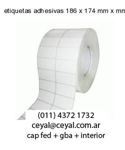 etiquetas adhesivas 186 x 174 mm x mm