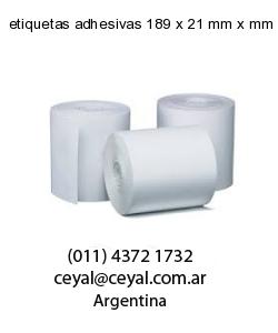 etiquetas adhesivas 189 x 21 mm x mm
