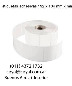 etiquetas adhesivas 192 x 184 mm x mm