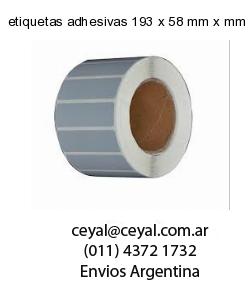 etiquetas adhesivas 193 x 58 mm x mm