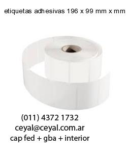 etiquetas adhesivas 196 x 99 mm x mm