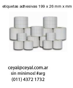 etiquetas adhesivas 199 x 26 mm x mm