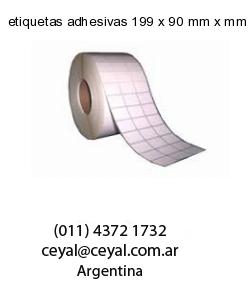 etiquetas adhesivas 199 x 90 mm x mm