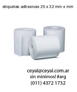 etiquetas adhesivas 25 x 32 mm x mm
