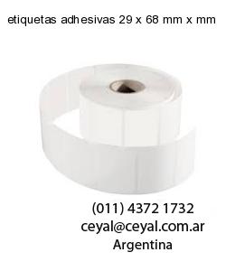 etiquetas adhesivas 29 x 68 mm x mm