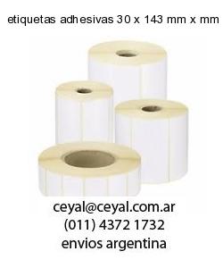 etiquetas adhesivas 30 x 143 mm x mm