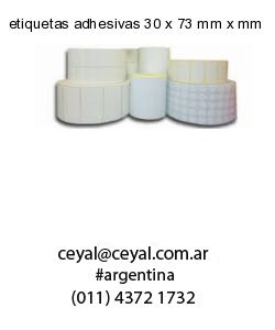 etiquetas adhesivas 30 x 73 mm x mm