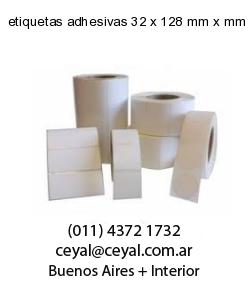 etiquetas adhesivas 32 x 128 mm x mm