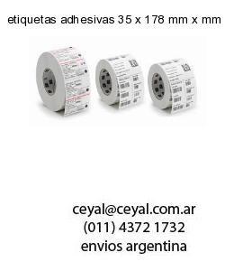 etiquetas adhesivas 35 x 178 mm x mm