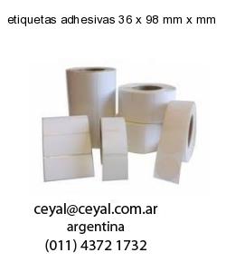 etiquetas adhesivas 36 x 98 mm x mm