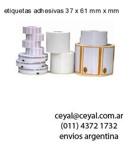 etiquetas adhesivas 37 x 61 mm x mm