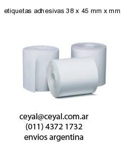 etiquetas adhesivas 38 x 45 mm x mm