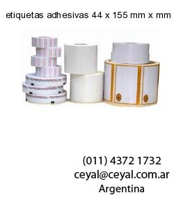 etiquetas adhesivas 44 x 155 mm x mm