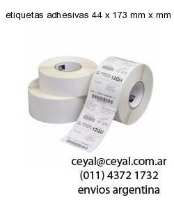 etiquetas adhesivas 44 x 173 mm x mm