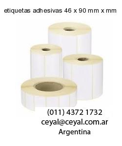 etiquetas adhesivas 46 x 90 mm x mm