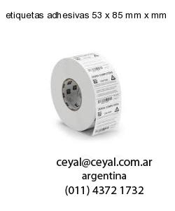 etiquetas adhesivas 53 x 85 mm x mm