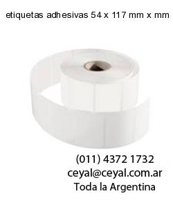 etiquetas adhesivas 54 x 117 mm x mm