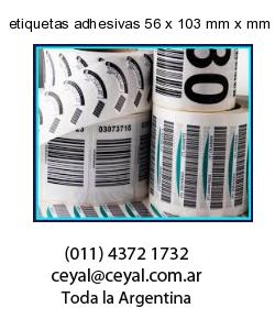 etiquetas adhesivas 56 x 103 mm x mm