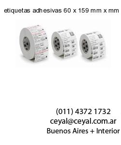 etiquetas adhesivas 60 x 159 mm x mm