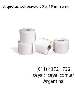 etiquetas adhesivas 60 x 46 mm x mm