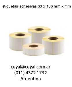 etiquetas adhesivas 63 x 186 mm x mm