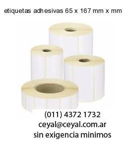 etiquetas adhesivas 65 x 167 mm x mm