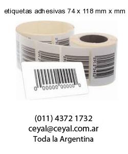 etiquetas adhesivas 74 x 118 mm x mm