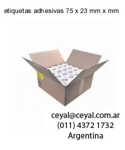etiquetas adhesivas 75 x 23 mm x mm