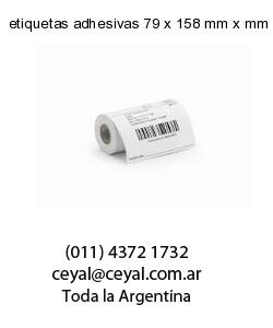 etiquetas adhesivas 79 x 158 mm x mm