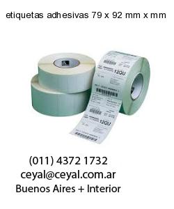 etiquetas adhesivas 79 x 92 mm x mm