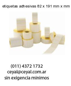etiquetas adhesivas 82 x 191 mm x mm