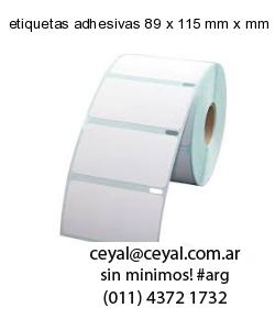 etiquetas adhesivas 89 x 115 mm x mm