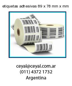 etiquetas adhesivas 89 x 78 mm x mm