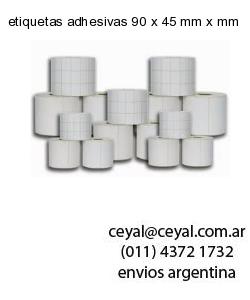 etiquetas adhesivas 90 x 45 mm x mm