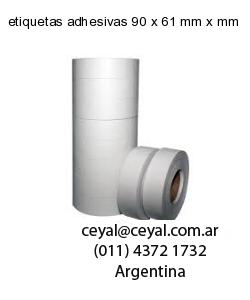 etiquetas adhesivas 90 x 61 mm x mm