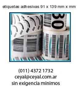 etiquetas adhesivas 91 x 139 mm x mm
