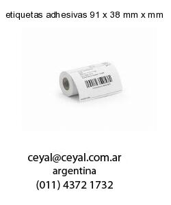 etiquetas adhesivas 91 x 38 mm x mm
