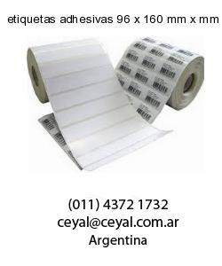 etiquetas adhesivas 96 x 160 mm x mm