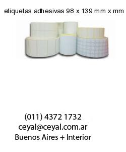 etiquetas adhesivas 98 x 139 mm x mm