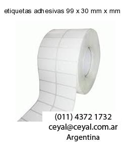 etiquetas adhesivas 99 x 30 mm x mm