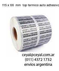 115 x 66  mm  top termico auto adhesivo top termico adesivo