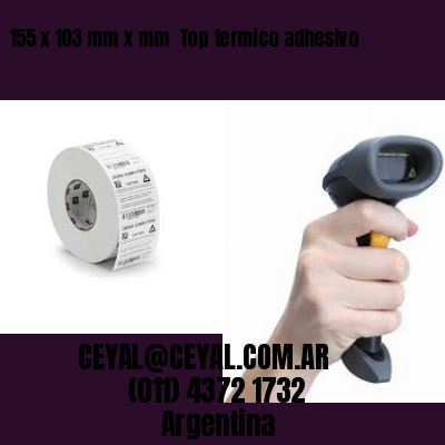 155 x 103 mm x mm  Top termico adhesivo