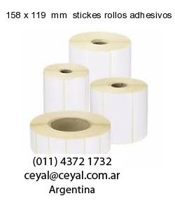 158 x 119  mm  stickes rollos adhesivos