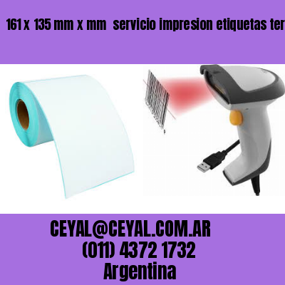 161 x 135 mm x mm  servicio impresion etiquetas termicas