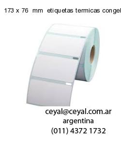 173 x 76  mm  etiquetas termicas congelados