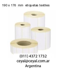 190 x 176  mm  etiquetas textiles