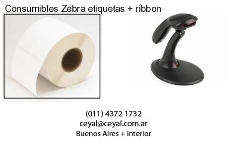 Consumibles Zebra etiquetas   ribbon