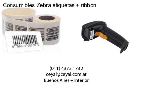 Consumibles Zebra etiquetas   ribbon