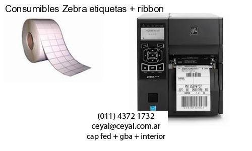 Consumibles Zebra etiquetas ribbon